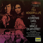 the album cover for David Newman/ Rpo - It's A Wonderful Life / Miracle 34th Stree / Carol