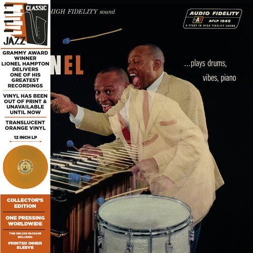 Lionel Hampton - Lionel... Toca batería, vibráfono y piano - Naranja translúcido (Vinilo)