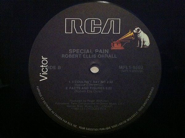 Robert Ellis Orrall : Special Pain (12", MiniAlbum)