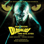 the album cover for Pino Donaggio - Two Evil Eyes / Due Occhi Diabolici - O.S.T.
