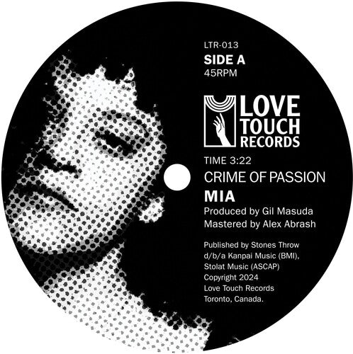 Mia - Crime Of Passion b/w Love Bug (Vinyl)