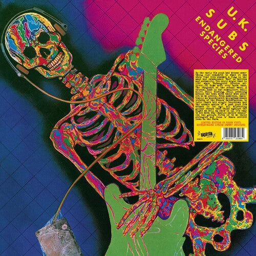 UK Subs - 絶滅危惧種 - ピンク色のビニール(ビニール)