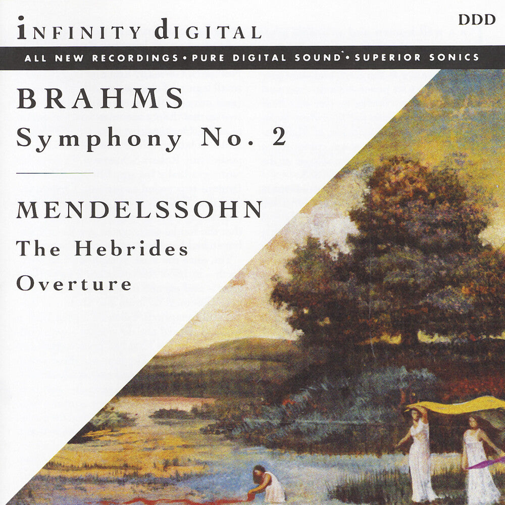 the album cover for The Georgian Festival Orchestra - Symphony 2 / Hebrides Overture