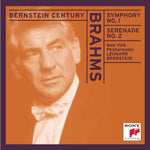 the album cover for Leonard Bernstein - Brahms: Sym No 1