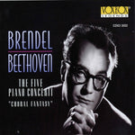 the album cover for Alfred Brendel - 5 Piano Concerti / Choral Fantasy