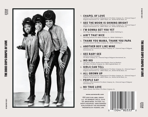 ディキシー・カップス - チャペル・オブ・ラヴ (サン・レコード70周年記念 / 2022年リマスター) (CD)