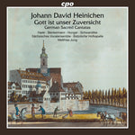 the album cover for Heinichen / Sachsisches Vocalensemble - German Sacred Cantatas