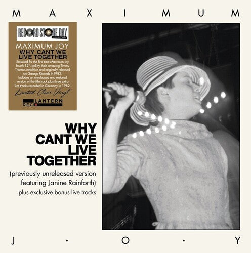 Maximum Joy - Why Can't We Live Together - Limited Clear Vinyl (Vinyl)