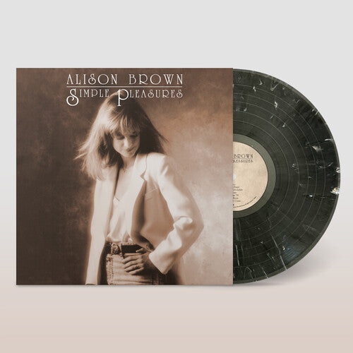 Alison Brown - Simple Pleasures (Remixed and Remastered) Black & White Swirl (Vinyl)