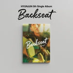 Hyunjun - Backseat - Incluye álbum de fotos de 72 páginas, fotograma, tarjeta de película y dos tarjetas fotográficas (CD)