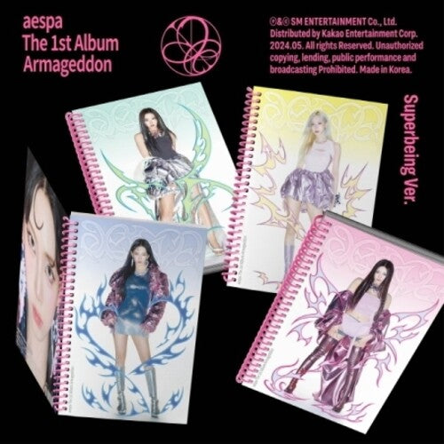 Aespa - Armageddon - Superbeing Version - Random Cover - incl. Photobook, Postcard, Sticker, Folded Poster + Photocard (CD)