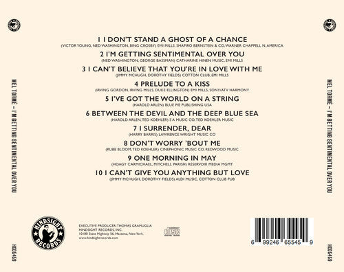 Mel Torme - Me estoy poniendo sentimental por ti (CD)