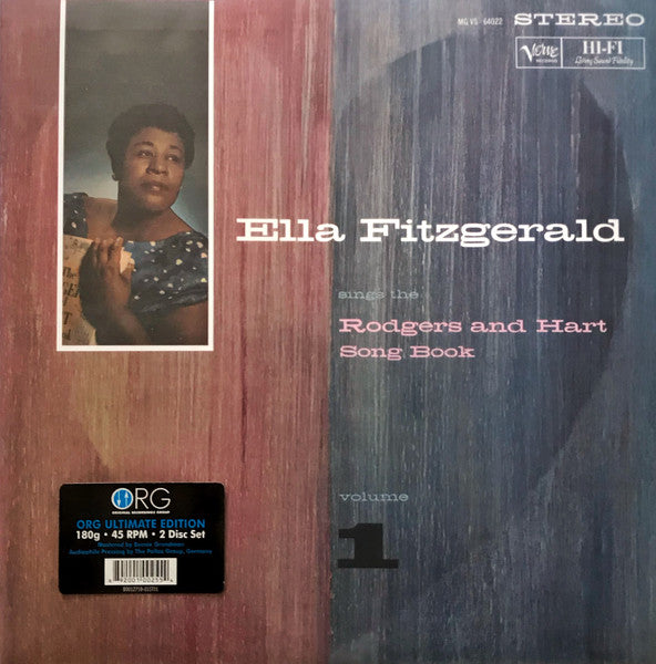 Ella Fitzgerald : Sings The Rodgers And Hart Song Book Volume 1 (2x12", Album, Ltd, Num, RE, 180)