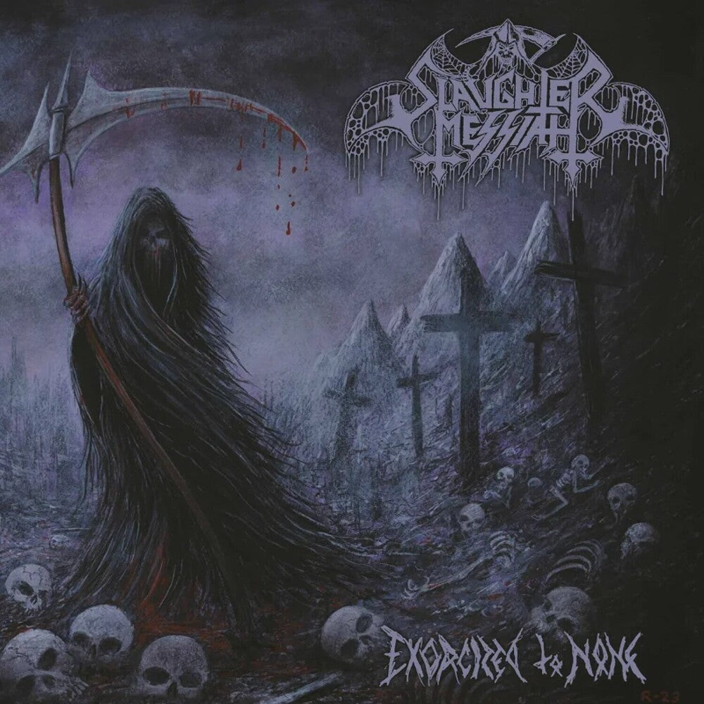 the album cover for Slaughter Messiah - Exorcized To None (Slip)