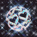 Brazalete - Amuleto de la suerte de ángel de concha (vinilo)