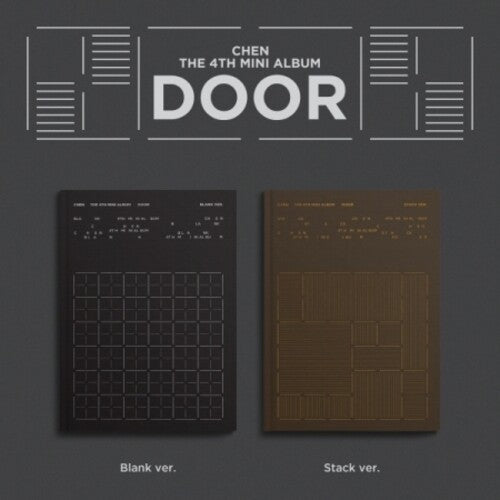 Chen - Door - Random Cover - incl. 100pg Photobook, Envelope, Postcard, photocard, Bookmark + Folded Poster (CD)