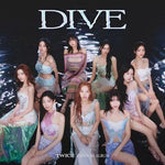 TWICE - Dive - バージョンB - 20ページのブックレット、タトゥーステッカー、4カットフォト、透明トレーディングカード + トレーディングカード3枚 (CD) を含む
