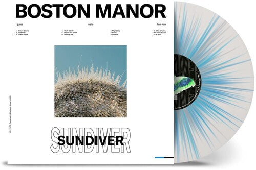 Boston Manor - Sundiver - White Sky Blue Grey Splatter (Vinyl)