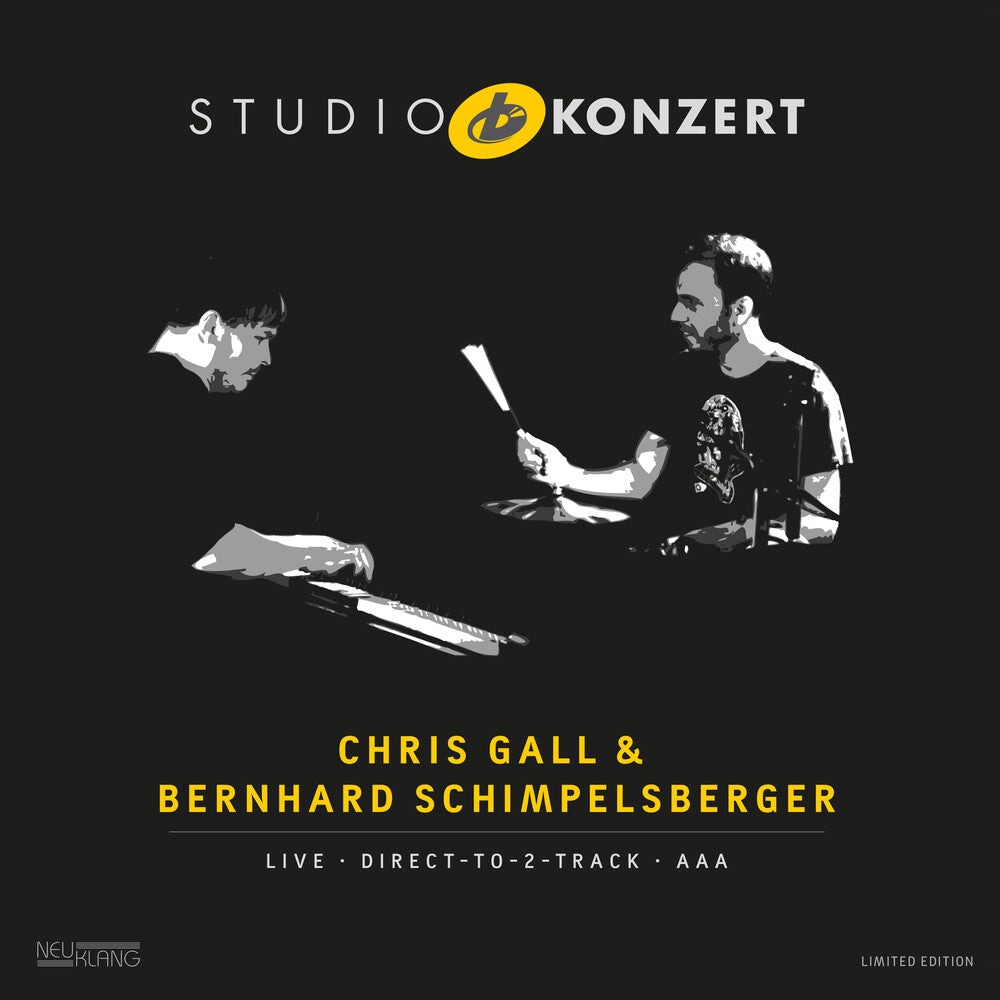 the album cover for Chris Gall& Schimpelsberger,Bernhard - Studio Konzert