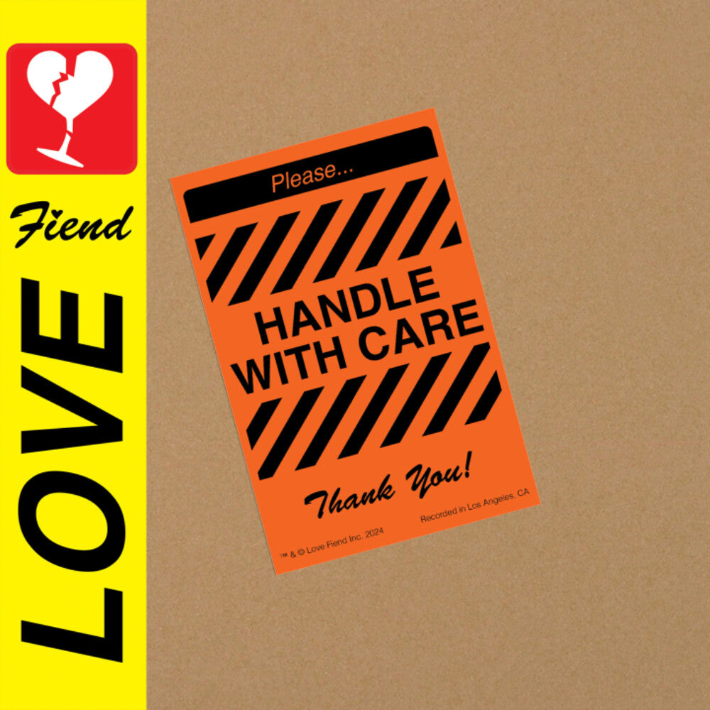 the album cover for Love Fiend - Handle With Care