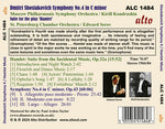 Kirill Kondrashin - Shostakovich: Sinfonía n.º 4 en do menor, Música para la obra Hamlet (CD)