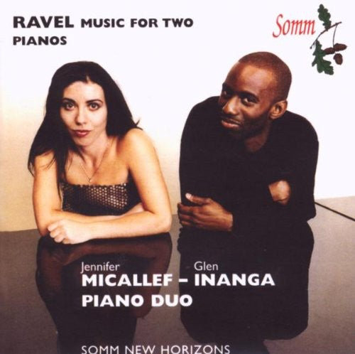 the album cover for Glen Inanga - Music for 2 Pianos