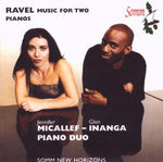 the album cover for Glen Inanga - Music for 2 Pianos