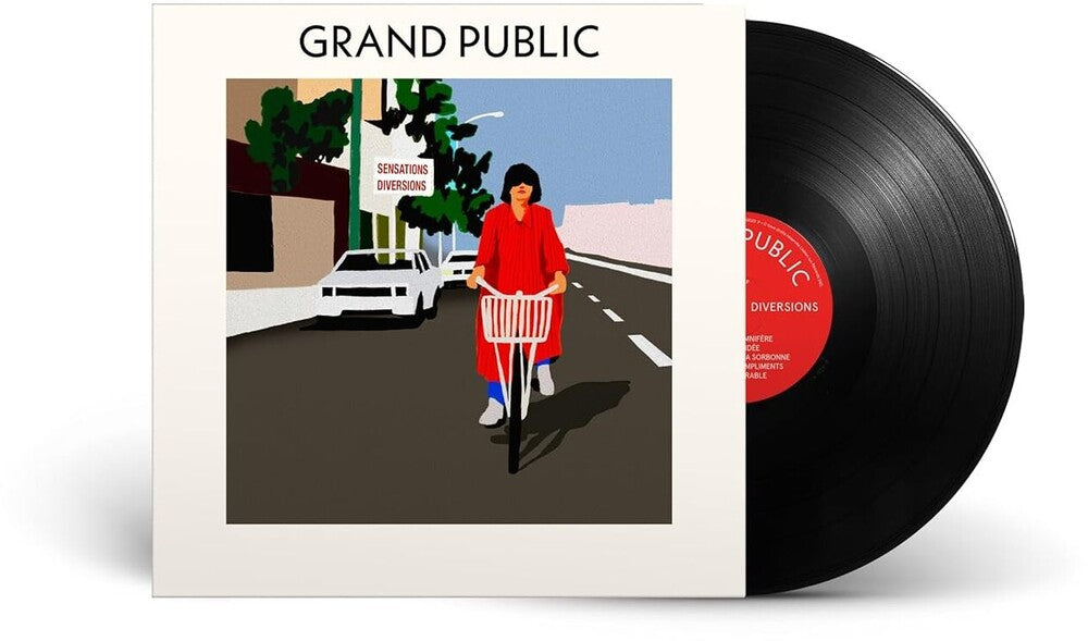 the album cover for Grand Public - Sensations Diversions