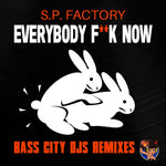 the album cover for S.P. Factory - Everybody Fuck Now (Bass City Djs Remixes) (Mod)