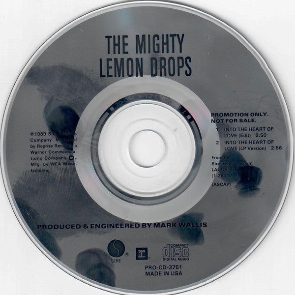 The Mighty Lemon Drops : Into The Heart Of Love (CD, Single, Promo)