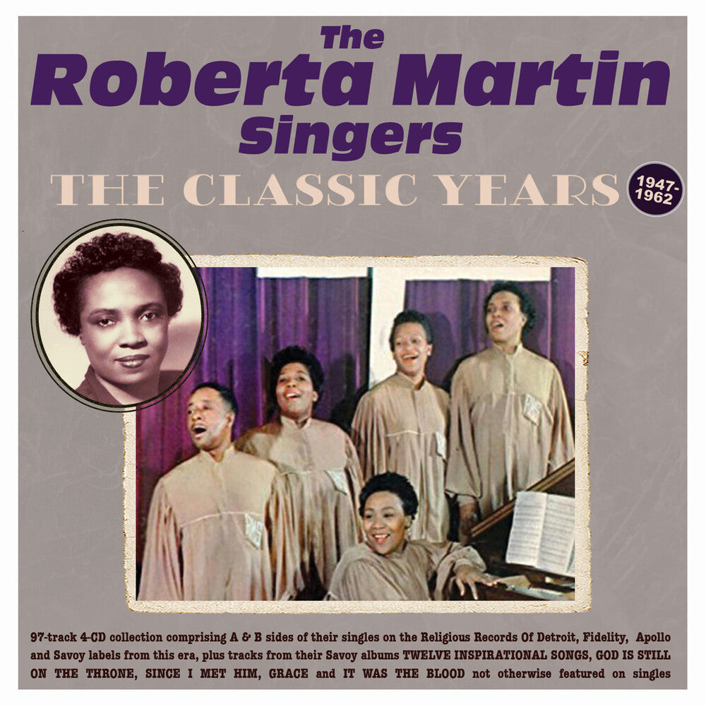 the album cover for Roberta Martin - Classic Years 1947-62