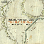 the album cover for L Beethoven .V. / Sitkovetsky Trio - Piano Trios, Vol. 3 (Hybr)