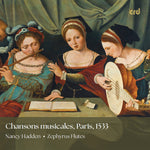 the album cover for Hadden / Zephyrus Flutes - Chansons Musicales Paris 1533
