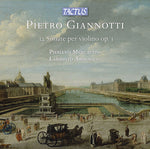 Pierluigi Mencattini - Giannotti: 12 Sonate per Violino solo, Op. 1 (CD)