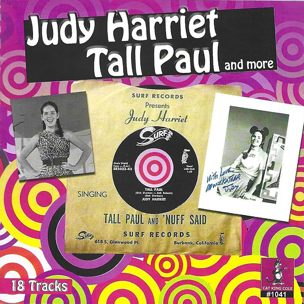 the album cover for Judy Harriet - Tall Paul & More