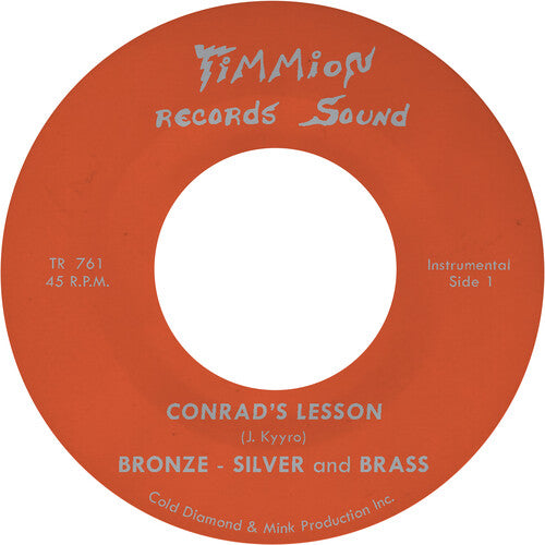 Bronze Silver & Brass - Conrad's Lesson - Transparent Red (Vinyl)