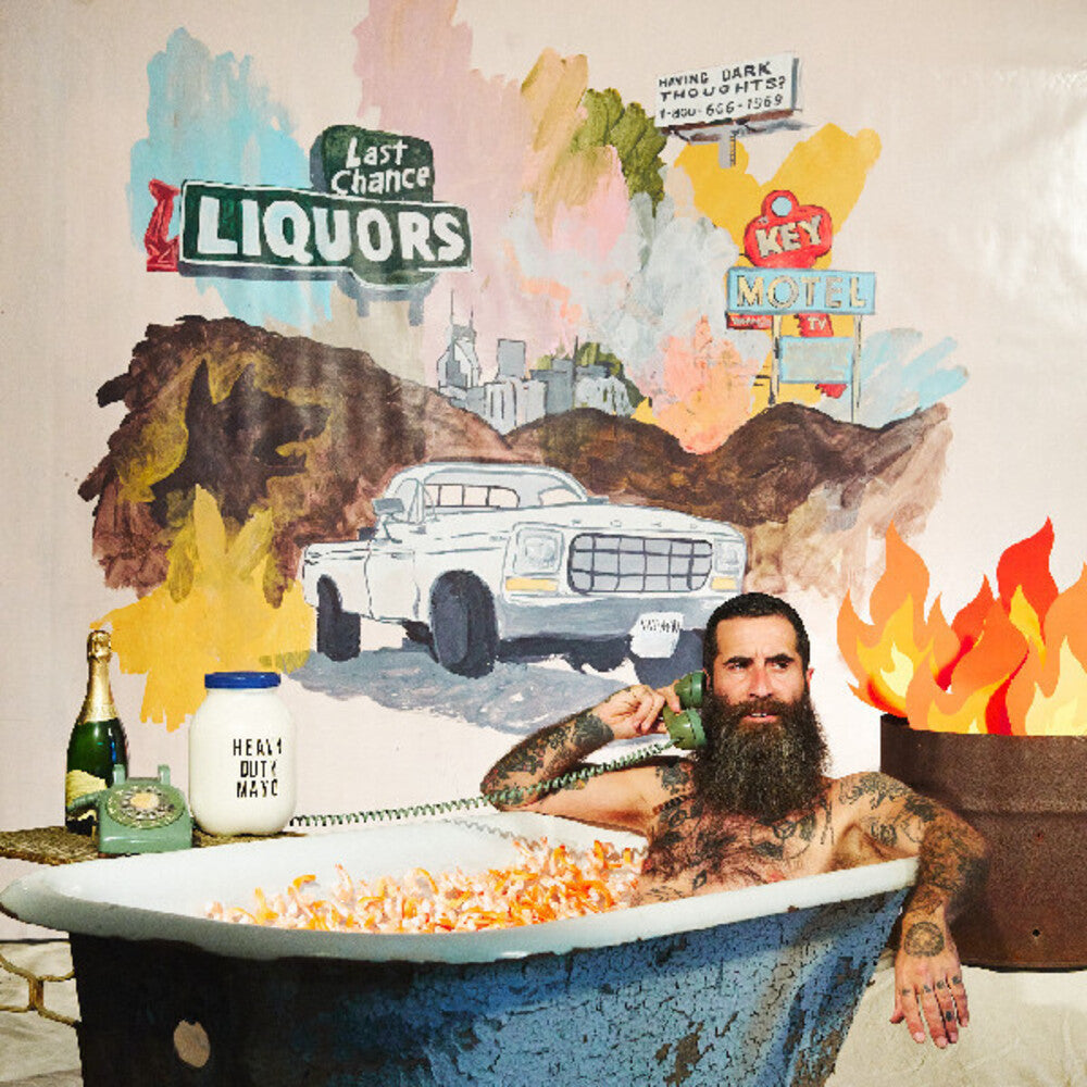 the album cover for JP Harris - Jp Harris Is A Trash Fire