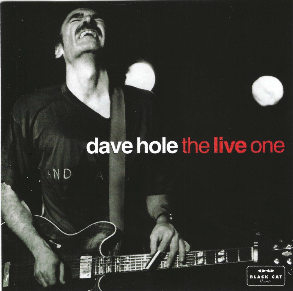 the album cover for Dave Hole - Live One