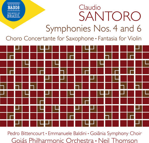 Emmanuele Baldini - Santoro: Sinfonía n.º 4 y 6; Choro Concertante para Saxofón; Fantasía para violín y orquesta (CD)
