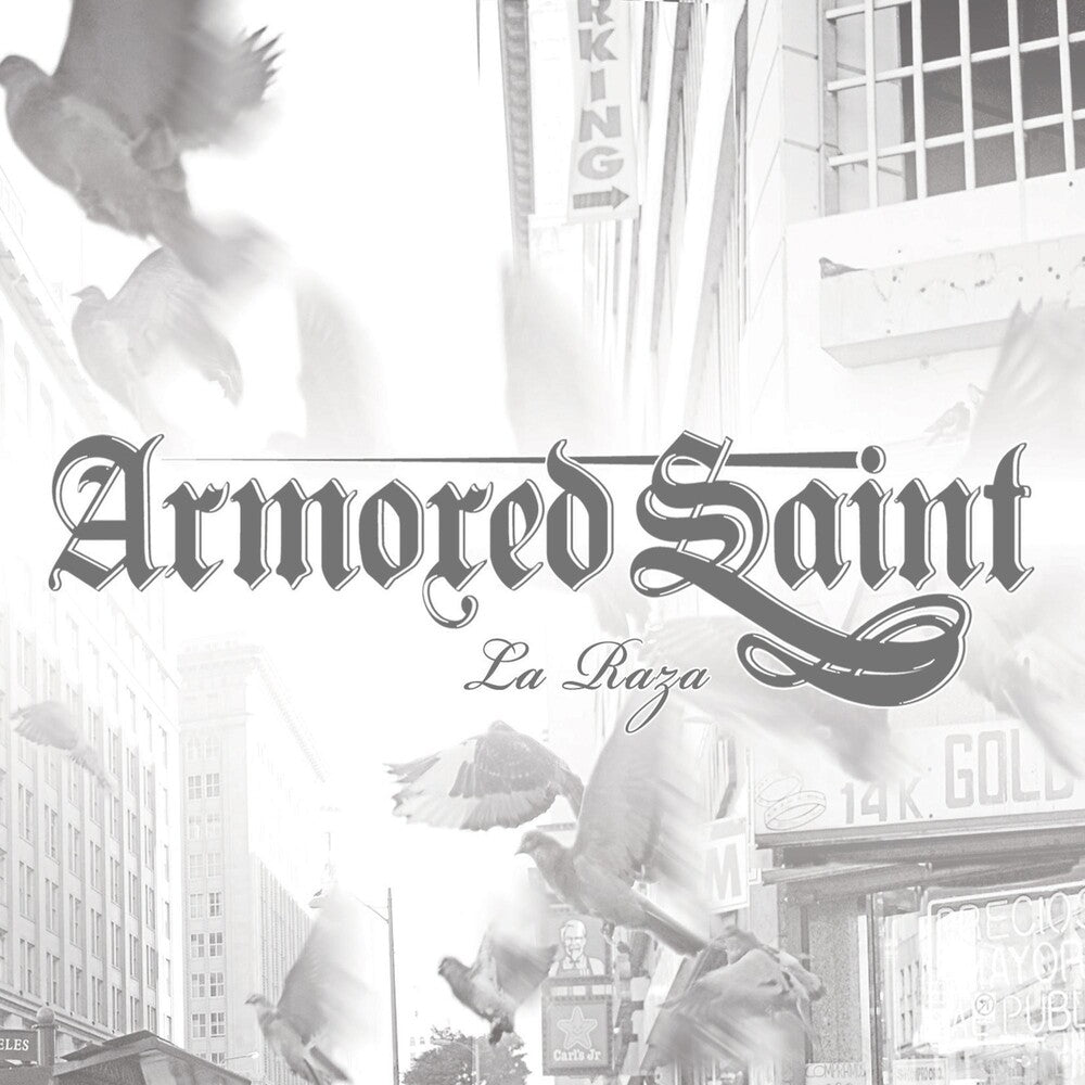 the album cover for Armored Saint - La Rza