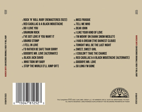 Warren Smith - Originales de Sun Records: Rock 'n' Roll Ruby (CD)