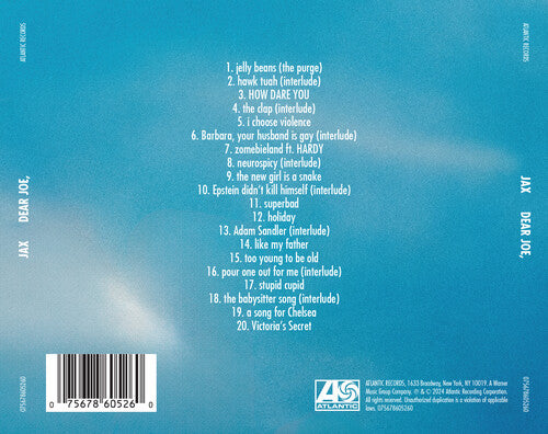 Jax - Dear Joe, (CD)