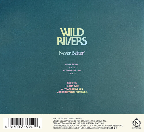 Wild Rivers - Never Better (CD)