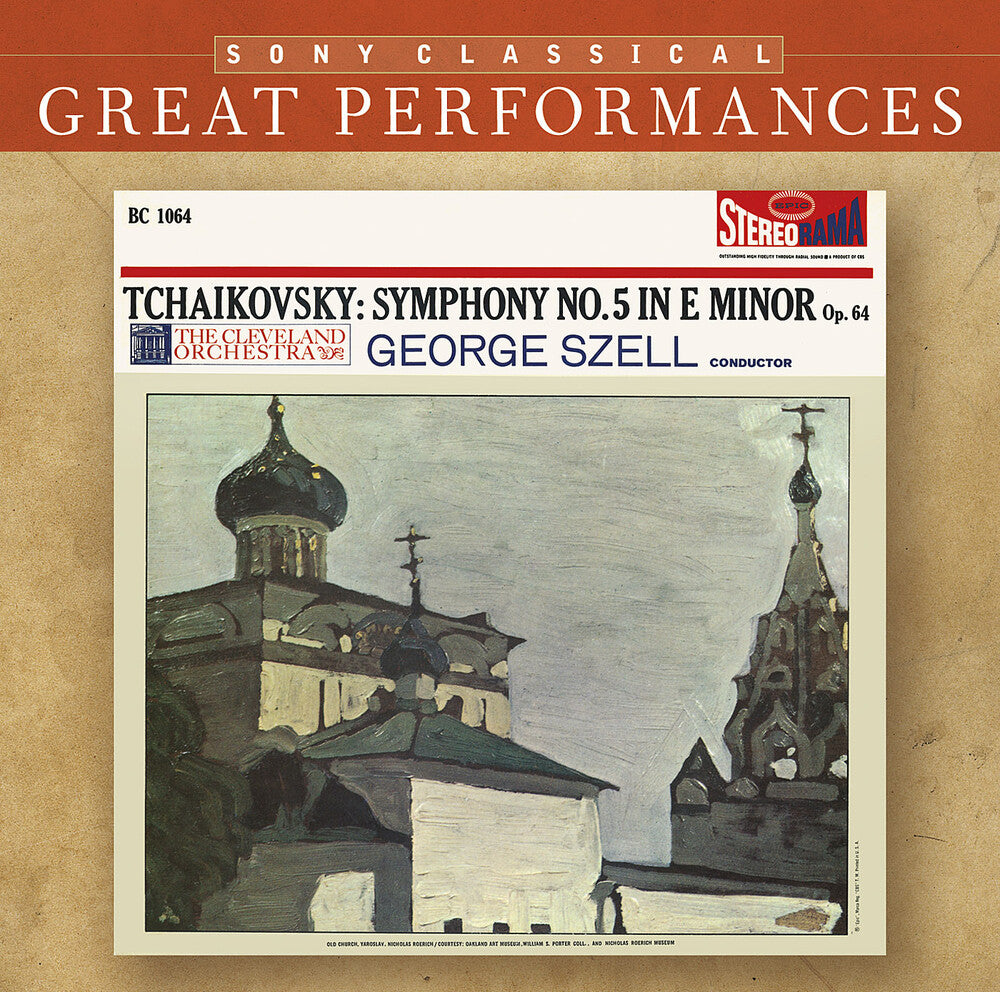 the album cover for George Szell - Symphony 5 / Capriccio Italien: Great Performances