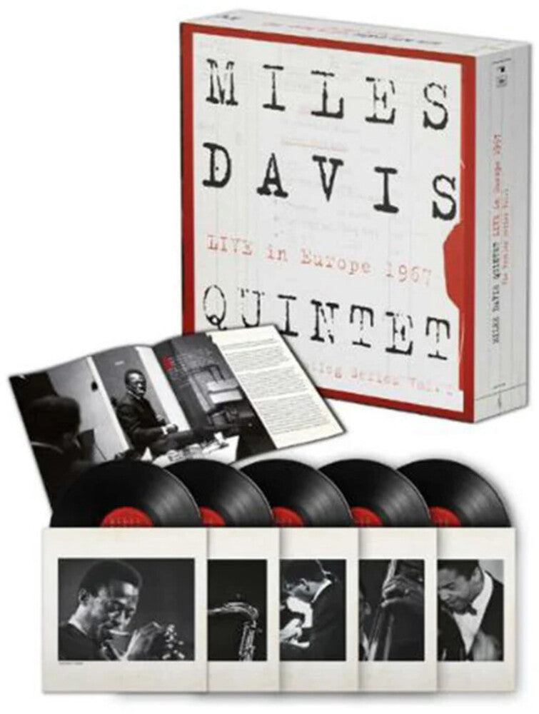 the album cover for Miles Davis - Live In Europe 1967 (Bootleg Series 1) (Blk) (Box)