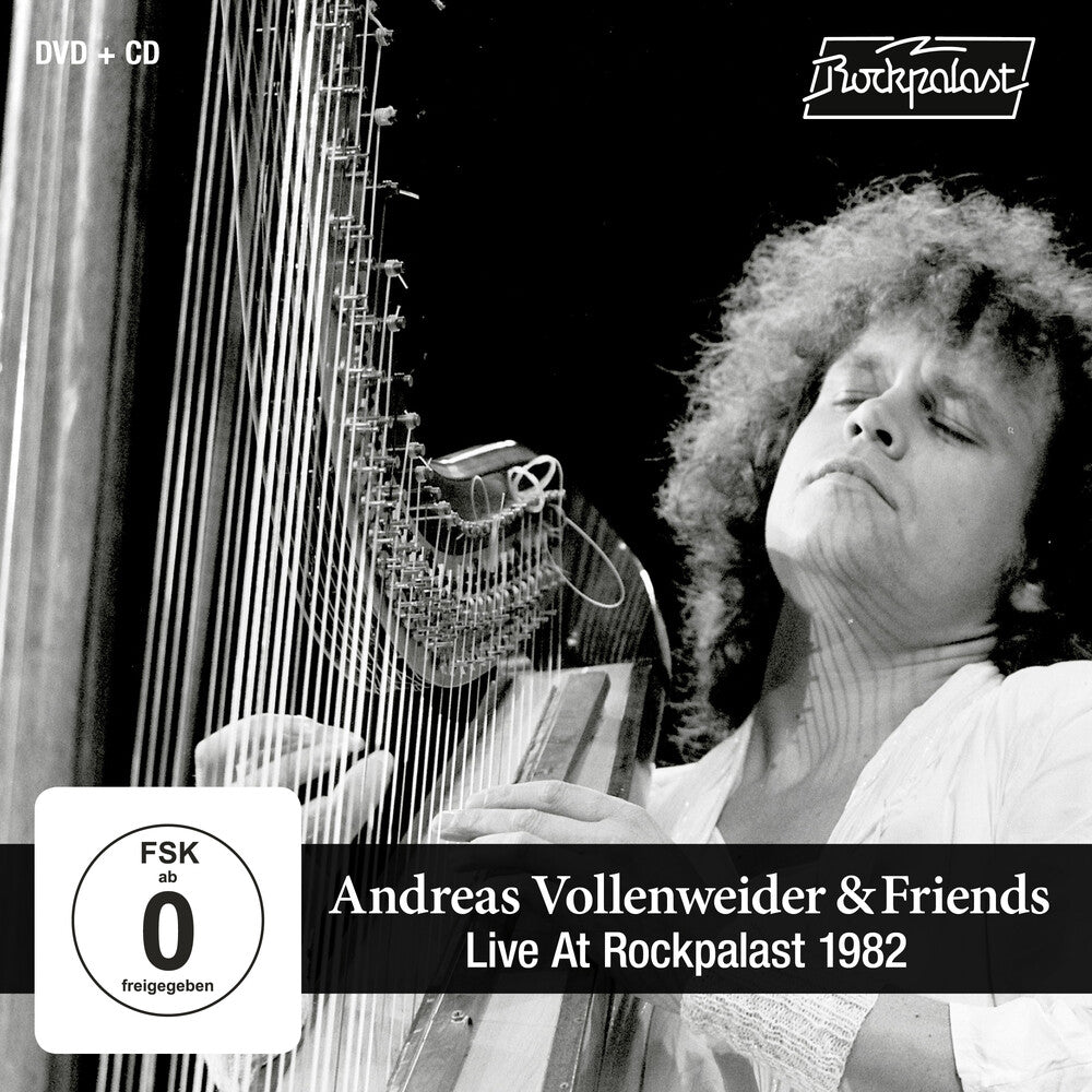 the album cover for Andrea Vollenweider - Live At Rockpalast 1982