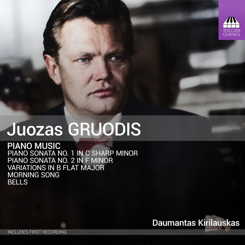 the album cover for Gruodis / Kirilauskas - Piano Music
