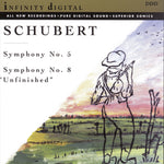 the album cover for F. SCHUBERT - Symphonies 5 & 8
