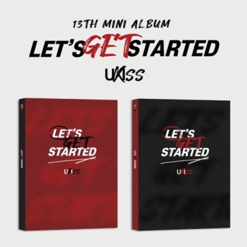 the album cover for Ukiss - Let's Get Started - Random Card (Post) (Pcrd)