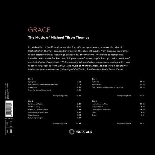 San Francisco Symphony - Grace - The Music of Michael Tilson Thomas - Luxury boxset (CD)